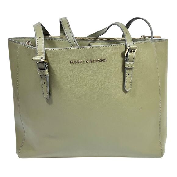 Marc Jacobs Handbags - Marc Jacobs Leather Commuter Tote Bag Olive Green Shoulder Bag